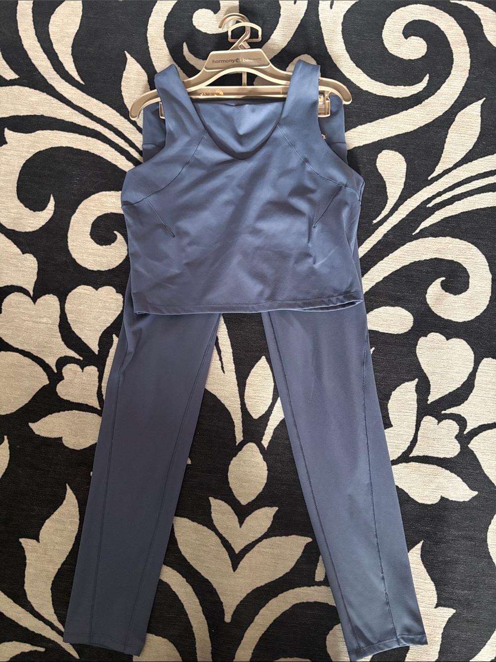Sleeveless Blue Pantsuit Set - Classic Two-Piece